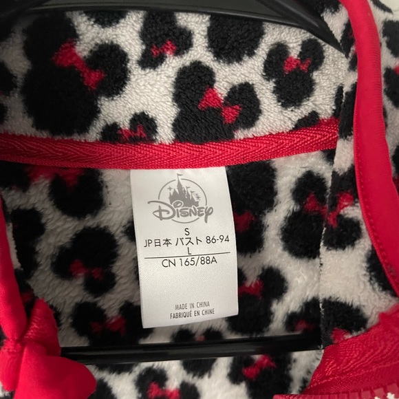 Disney Store Minnie Mouse Fleece Jacket Adult Women  Small - Picture 3 of 5